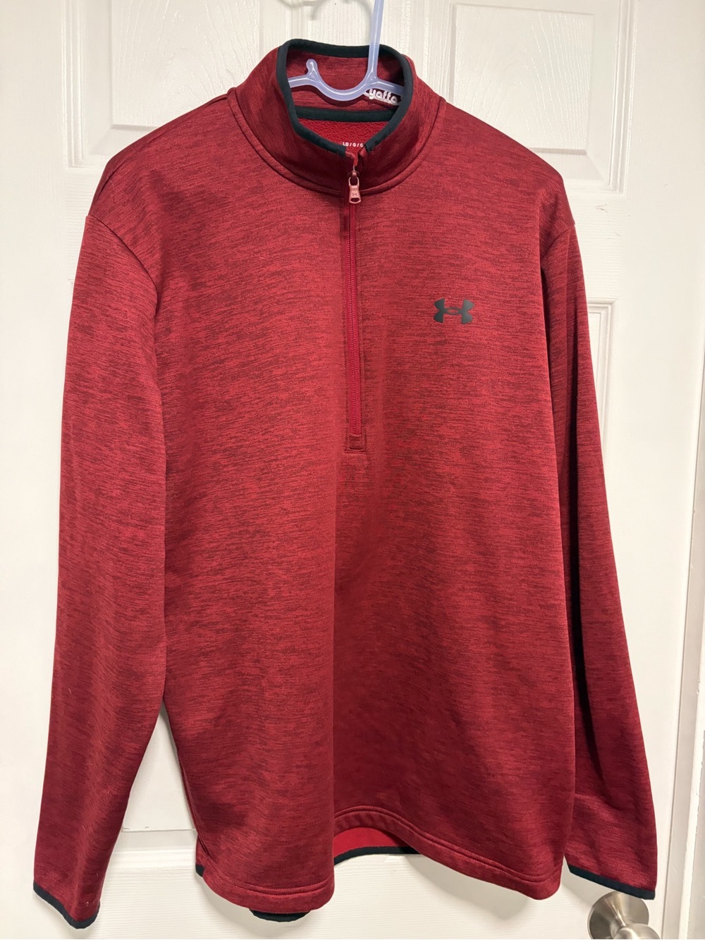 Under Armour Red Men's Quarter-Zip Performance Pullover
